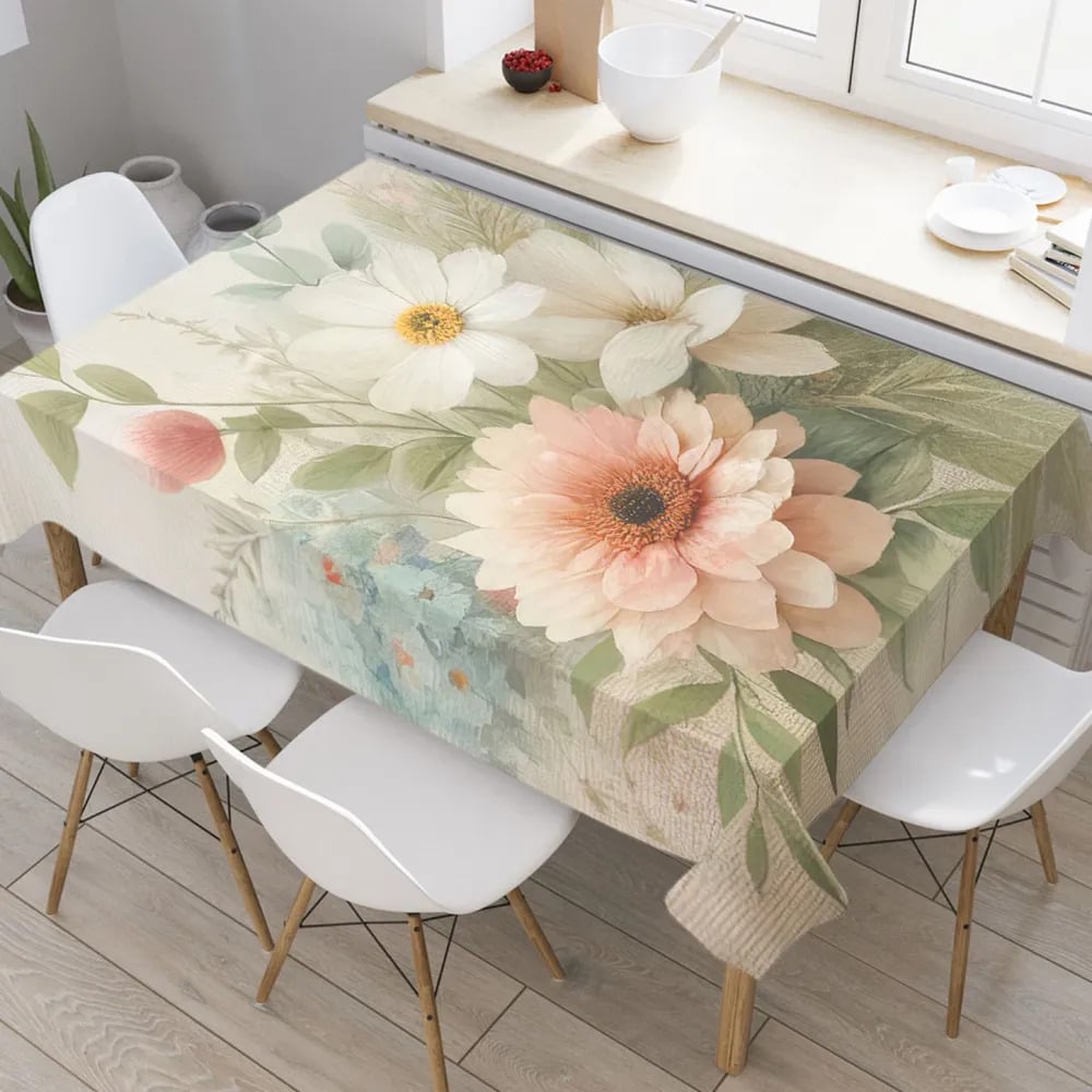 Изображение товара Прямоугольная водоотталкивающая скатерть JoyArty 120x145 см