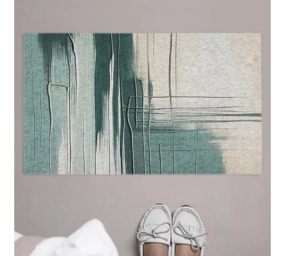 Изображение товара Коврик придверный в прихожую JOYARTY с принтом "Абстракция" 45х75 см door_sd2832