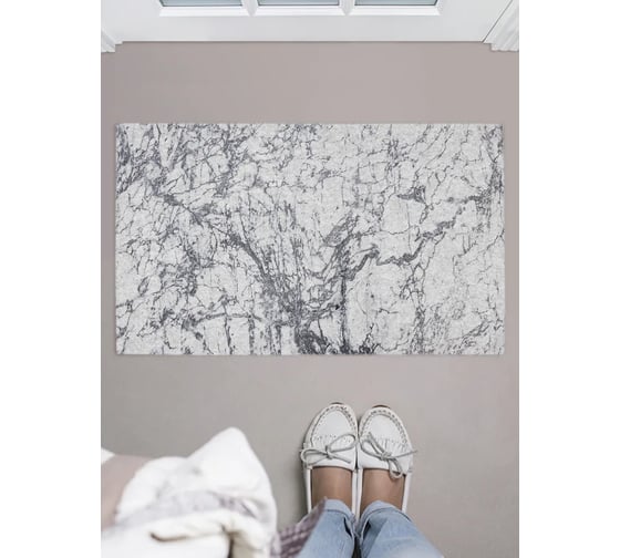 Изображение товара Коврик придверный в прихожую JOYARTY с принтом "Повреждение поверхности" 45х75 см door_19445