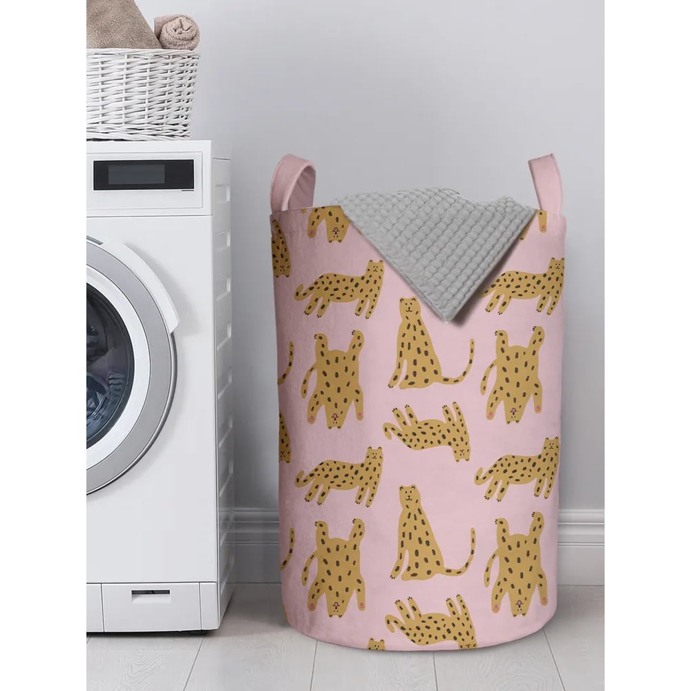 Изображение товара Корзина для белья в ванную JOYARTY Забавные леопарды 75 л