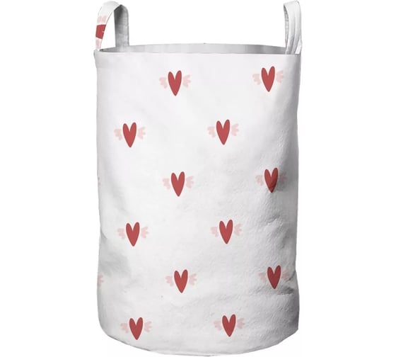 Изображение товара Корзина для белья в ванную JOYARTY "Крылатая любовь" 45 л, серия День св.Валентина gaba_429271_m