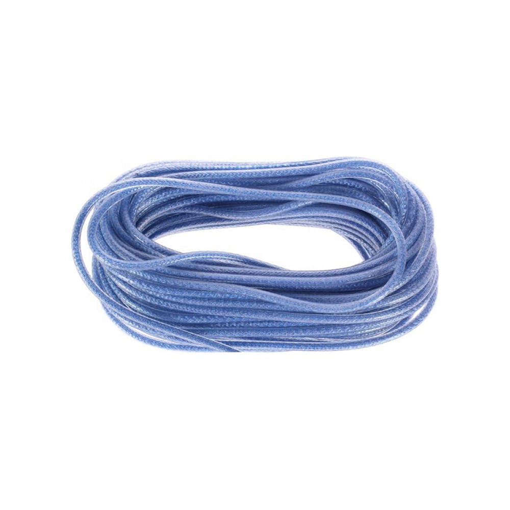 Изображение товара Хозяйственный шнур Стройбат 4мм 20м с покрытием ПВХ синий
