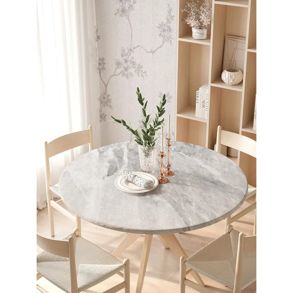 Изображение товара Скатерть JoyArty "Неизвестная туманность" круглая водоотталкивающая 105-120 см