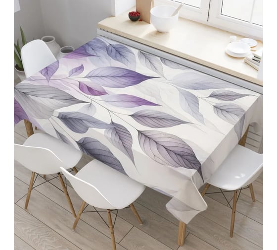 Изображение товара Прямоугольная тканевая скатерть на стол с рисунком JoyArty "Листва в тени" 120 на 145 см tc_sd1921_120x145