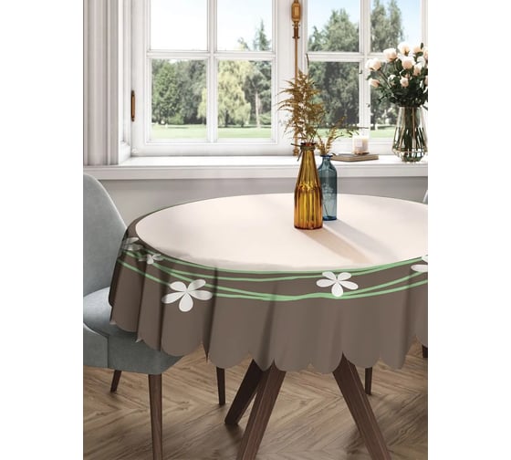 Изображение товара Круглая скатерть на стол с принтом JoyArty 150x150 см rtcf01_413980_150x150