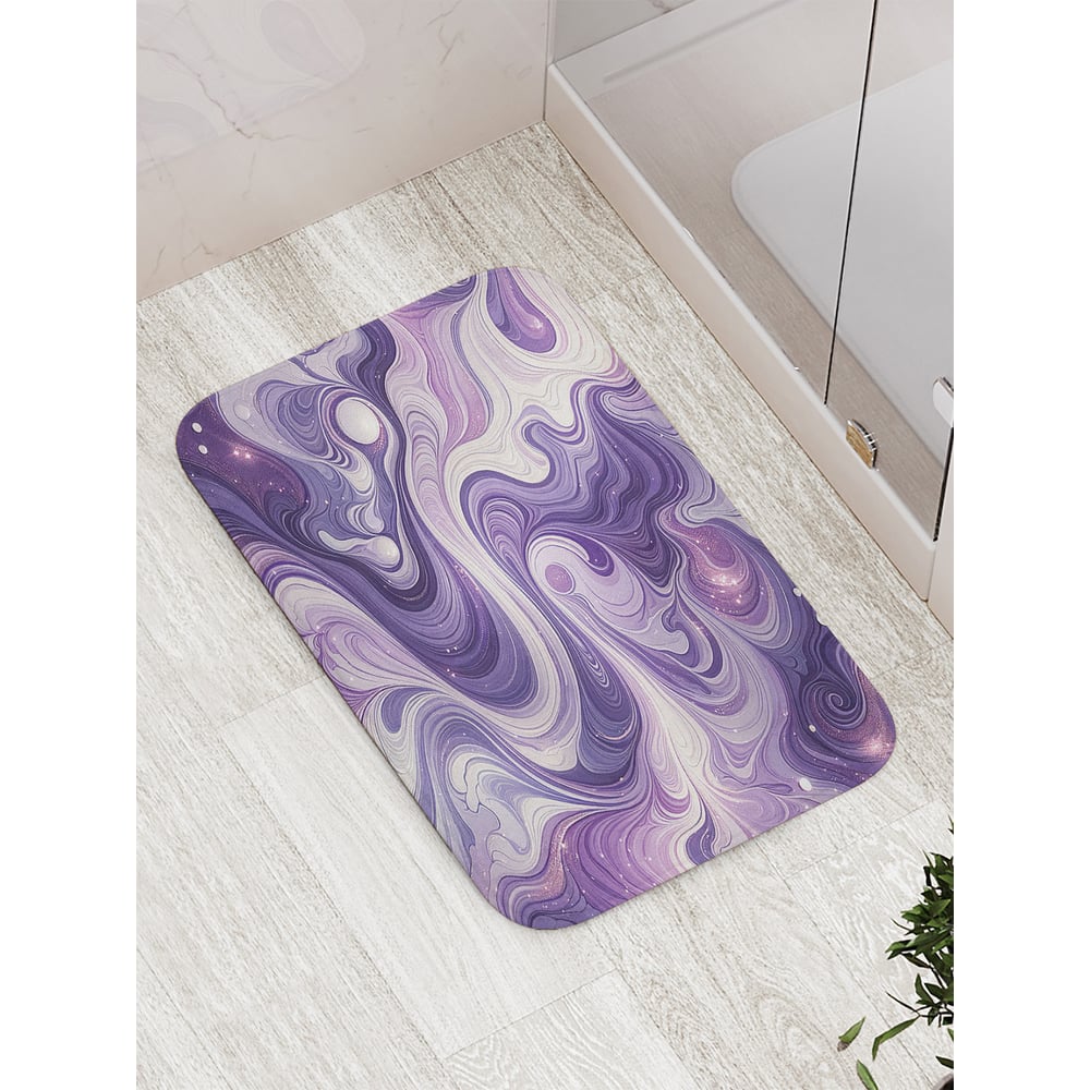 Изображение товара Противоскользящий коврик для ванной JOYARTY 52х77 см антискользящий дизайн
