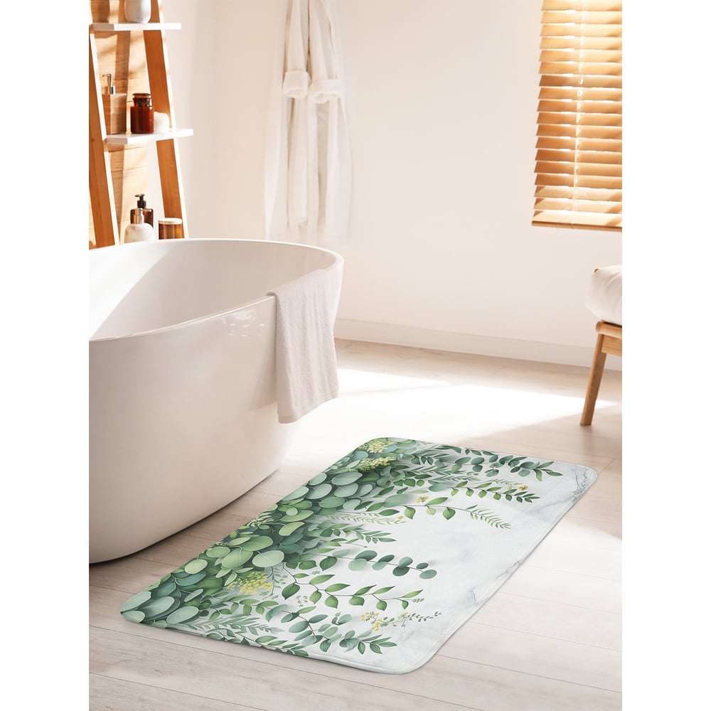 Изображение товара Коврик для ванной JOYARTY Плетёнка 60x100 см противоскользящий