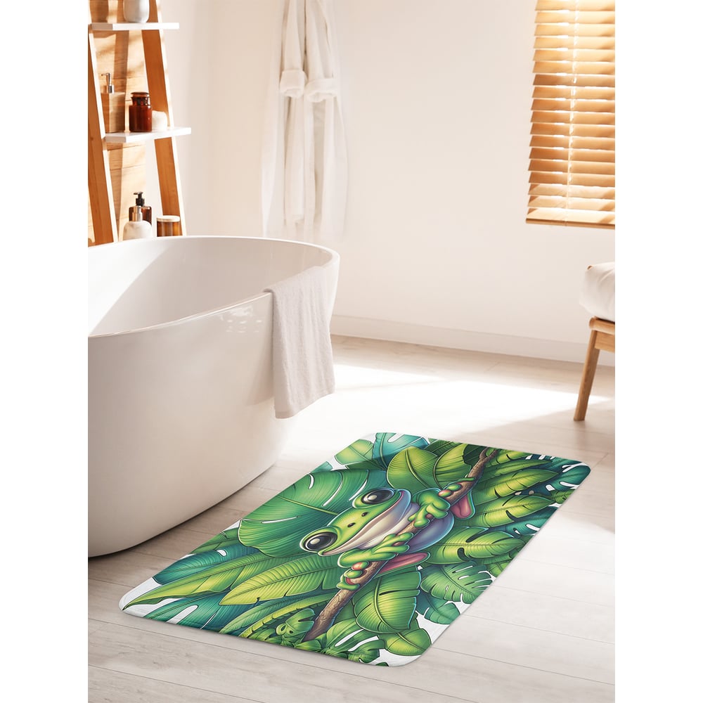 Изображение товара Противоскользящий коврик для ванной JOYARTY 60x100 см с животным рисунком
