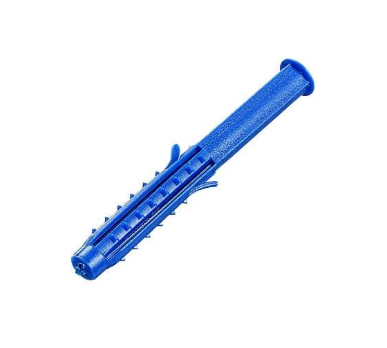 Изображение товара Четырехраспорный универсальный дюбель Tech-Krep Чапай 6x60 мм, шипы+усы, полипропилен, 50 шт., пакет 155373