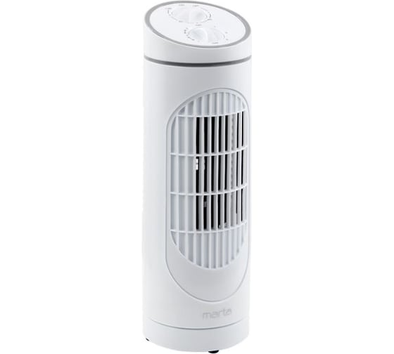 Изображение товара Напольный вентилятор MARTA MT-FN2552 белый жемчуг 40093