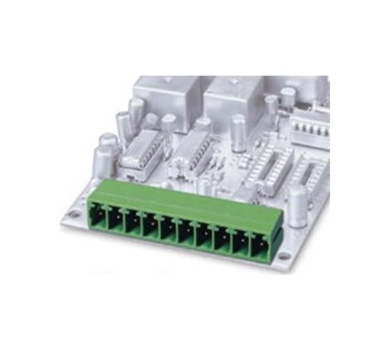 Изображение товара Клеммник Dinkle 4 контакта "вилка" шаг 3.50 мм закр., прям. угол на плату ECH350R-04P Т02153153