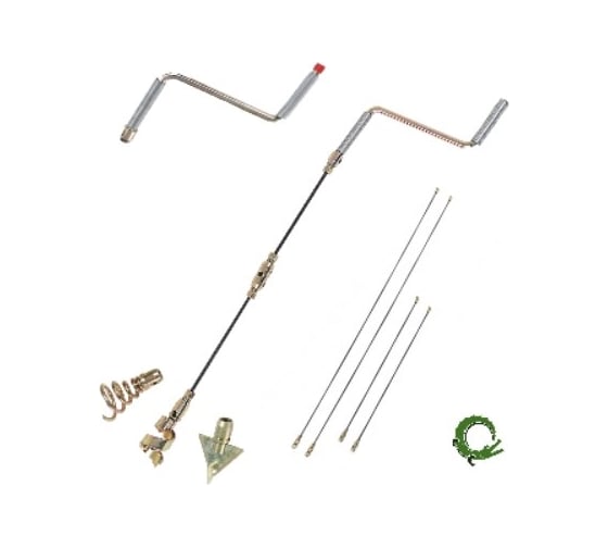 Изображение товара Набор: Штанга металлическая пробивная с замками диаметр 8 мм, длина - 10 штанг по 1 м. CROCODILE 50811-Н10 