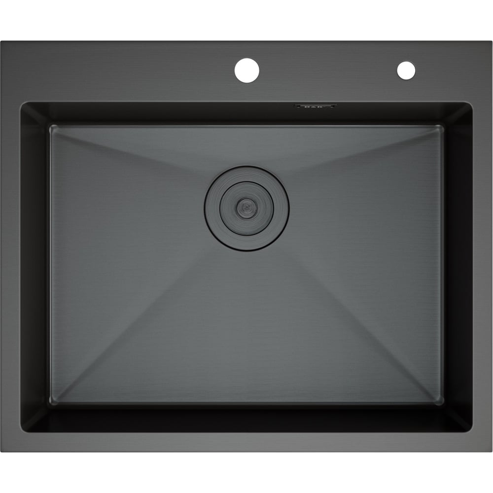 Изображение товара Кухонная мойка D&K из нержавеющей стали графитовая с комплектом