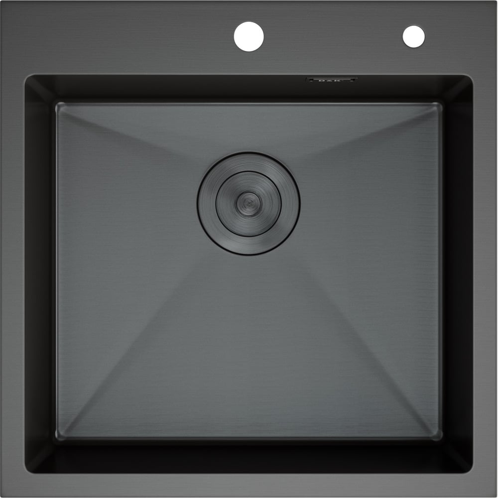 Изображение товара Кухонная мойка D&K нержавеющая сталь DKS505 графитовая