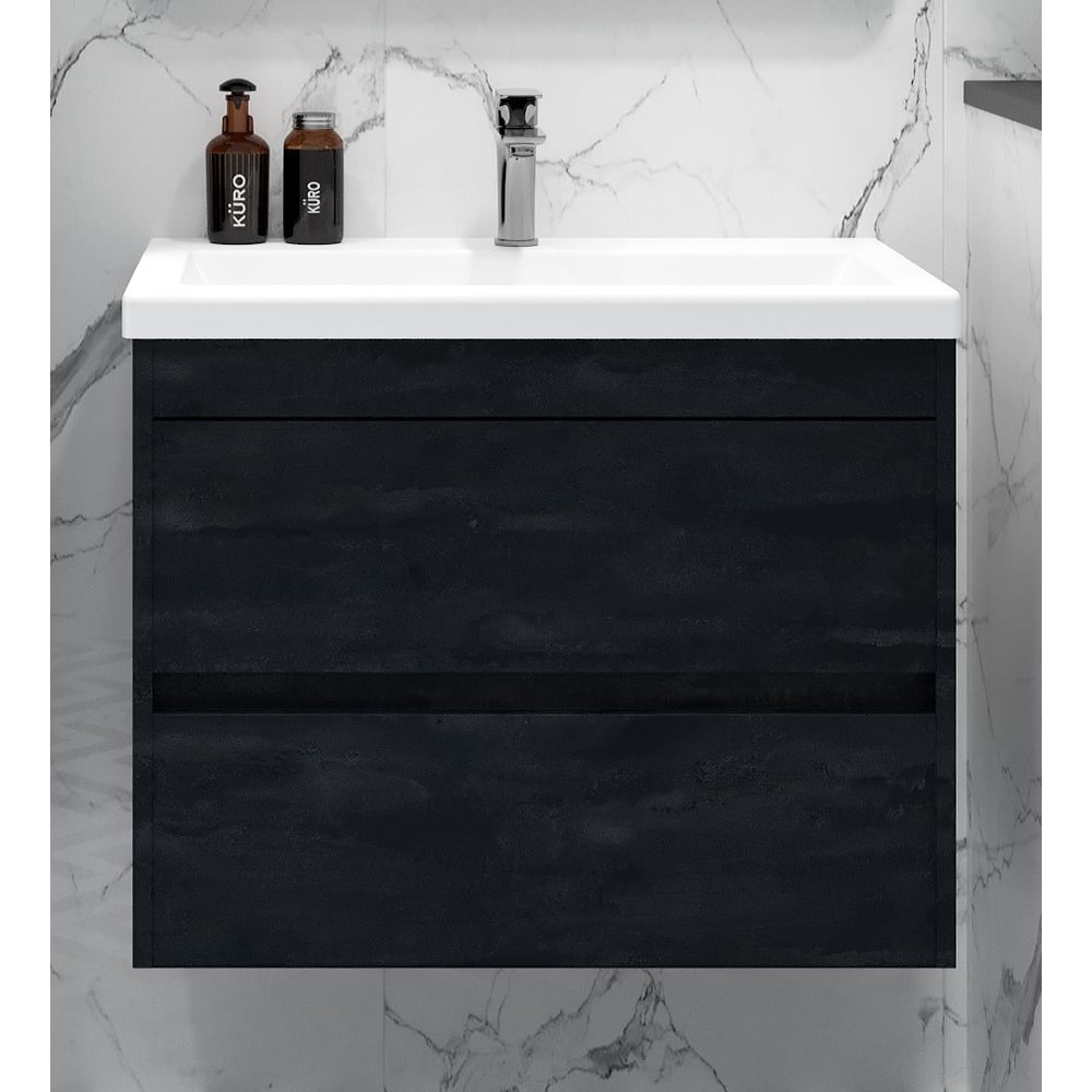 Изображение товара База под раковину Art&Max FAMILY-M Hard Coal с двумя ящиками