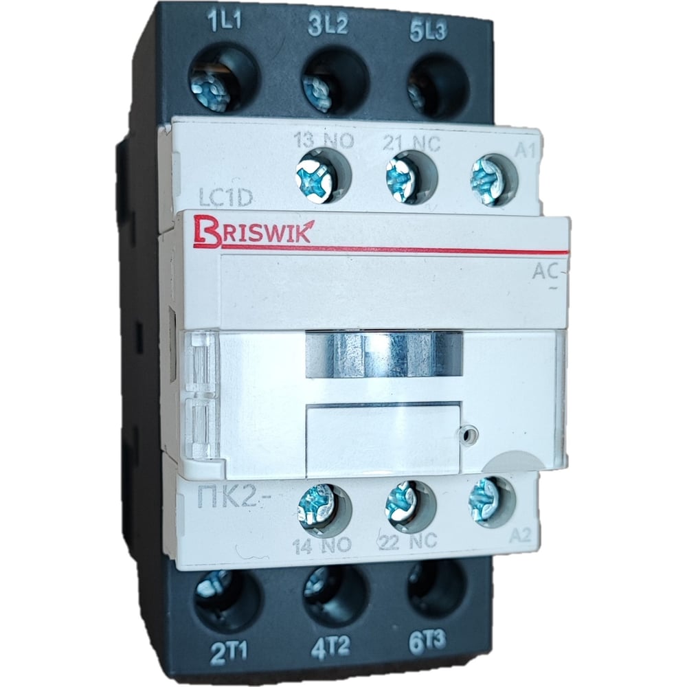 Изображение товара Контактор Briswik ПК2-02511230LC1D 25А 230V/AC 1НО/1НЗ