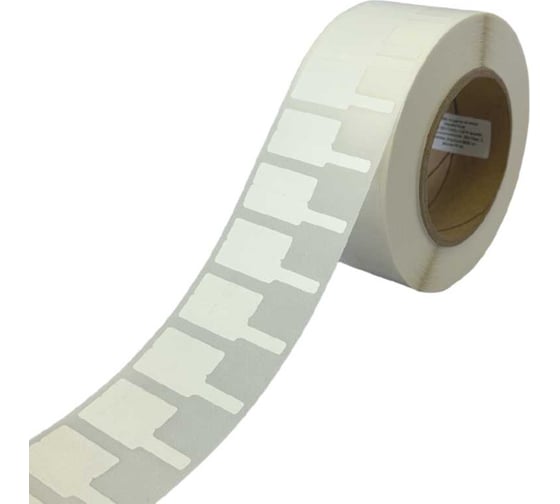 Изображение товара Этикетка-флажок Маркерпром LAB-TP-30x10-502-1-2,5 Р-форма, белый полипропилен, 30x10 мм, 2 стороны, в рулоне 2500 шт., втулка 76 мм mpr02064