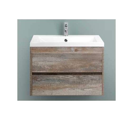 Изображение товара База под раковину подвесная с двумя выкатными ящиками Art&Max FAMILY Pino Esotica, 580x480x550 мм Family-580-2C-SO-PE