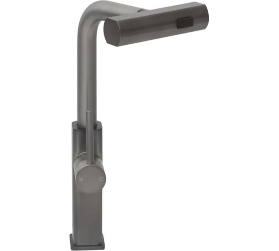 Изображение товара Смеситель LONGRAN Techno LM2186, GunGrey выдвижная лейка LM2186 GG