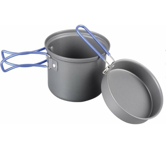 Изображение товара Котел с крышкой-сковородой из анодированного алюминия Tramp 1л TRC-039