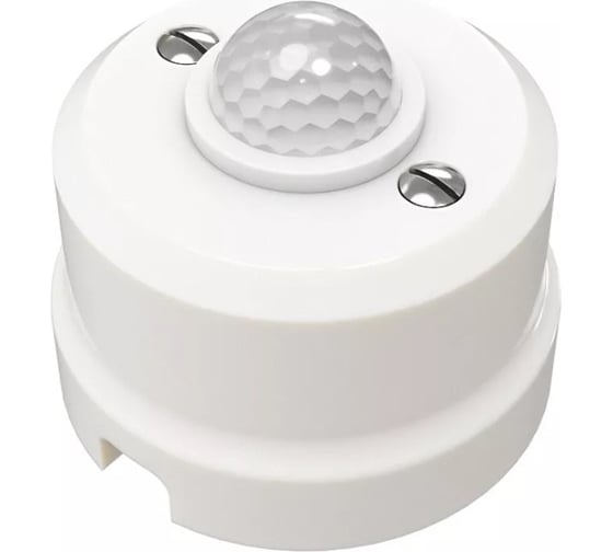 Изображение товара ИК датчик МЕЗОНИНЪ HB-PIR-40 в корпусе, серия Аврора, цвет - белый GE70471-01