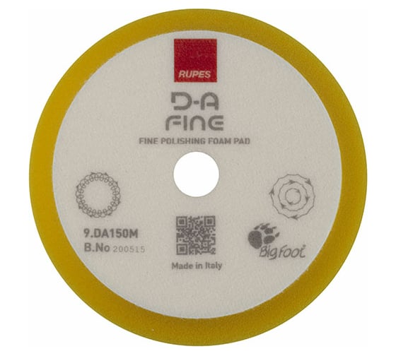 Изображение товара Полировальник жёлтый тонкий (125-150 мм) RUPES 9.DA150M/48 9.DA150M
