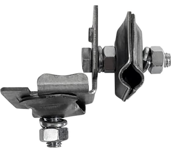 Изображение товара Держатель проводника круглого 6-10 мм для фальца EZETEK оцинк 91095