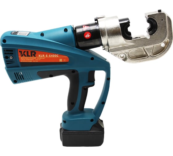 Изображение товара Обжимной портативный беспроводной инструмент на аккумуляторных батареях KLR КLR-E-E400C 9900700
