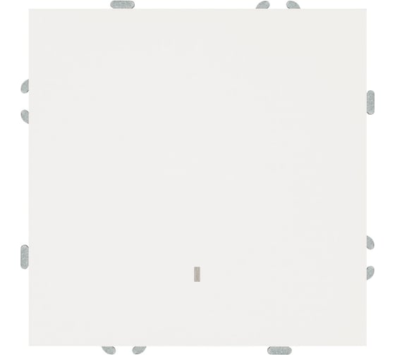 Изображение товара Выключатель 1-клавишный c индикатором (механизм) STEKKER 250В, 10А, серия Эмили, RSW10-5101-01, белый фарфор, soft touch, 49863