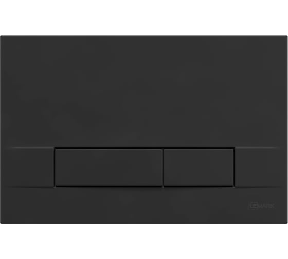 Изображение товара Кнопка смыва Lemark BIT механическая цвет: черный матовый SOFT TOUCH 9802006