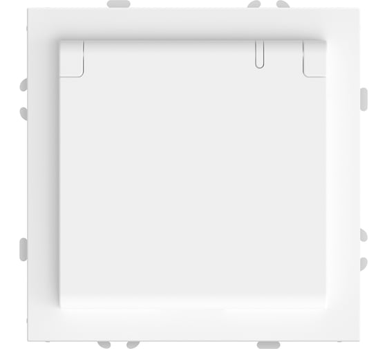 Изображение товара Розетка 1-местная STEKKER с крышкой с защ. штор, б/з, 250В, 16А, серия Эмили, RST16-5113-01, белый фарфор, soft touch, 49878