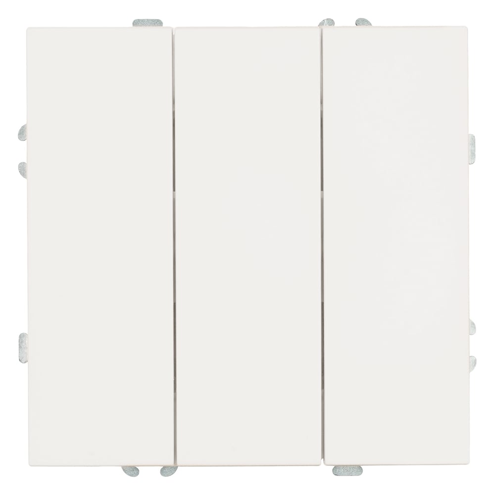 Изображение товара Выключатель 3-клавишный STEKKER белый фарфор серия Эмили