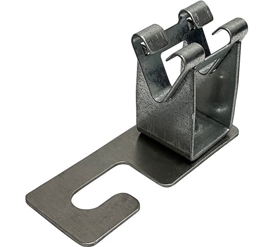 Изображение товара Держатель прутка для черепичной, шиферной и волнообразной кровли EZETEK нерж + оцинк. 5 шт 91099/5