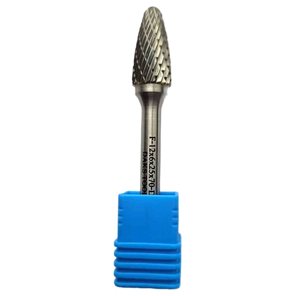 Изображение товара Бор-фреза F-12x6x25x70-DC-J DAKSTOOLS для точной обработки металлов