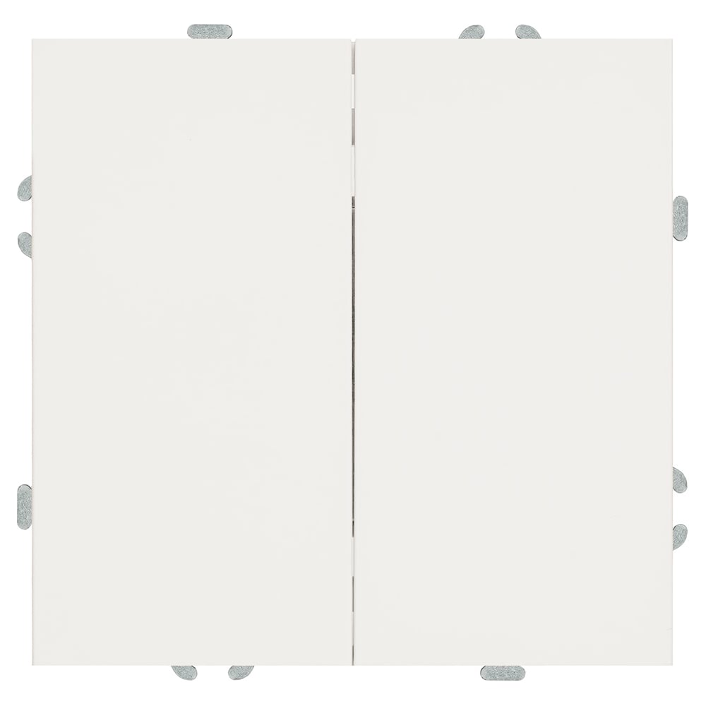 Изображение товара Выключатель 2-клавишный STEKKER Эмили RSW10-5104-01 белый фарфор