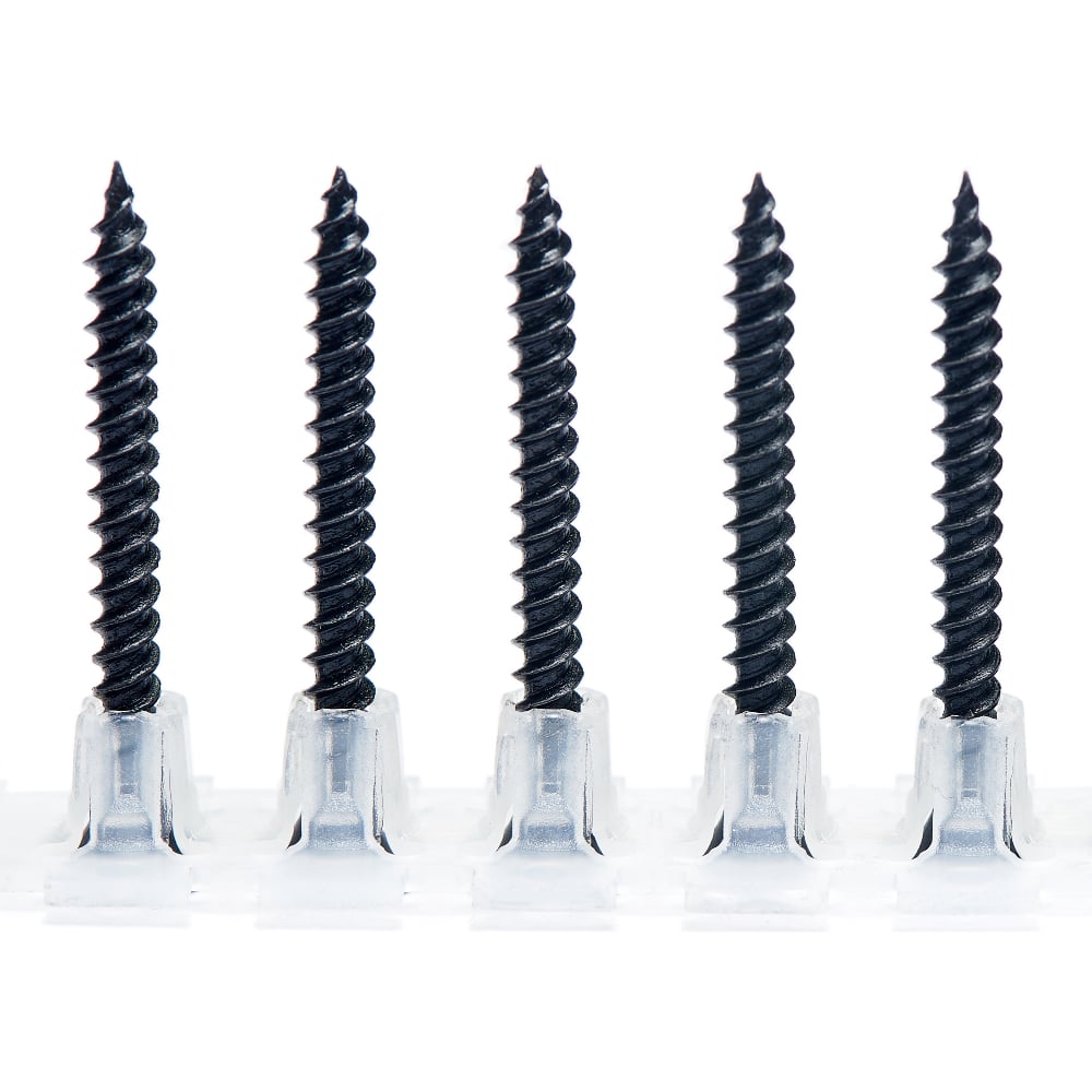 Изображение товара Саморезы в ленте черные 3.5x35 мм, глк/профиль PAULT P-SMP35-35-black