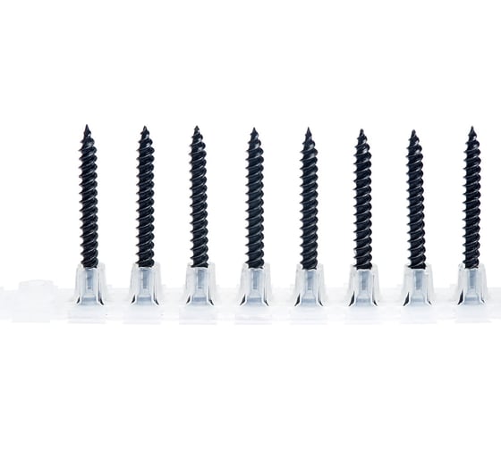 Изображение товара Саморезы в ленте черные 3.5x35 мм, глк/профиль PAULT P-SMP35-35-black