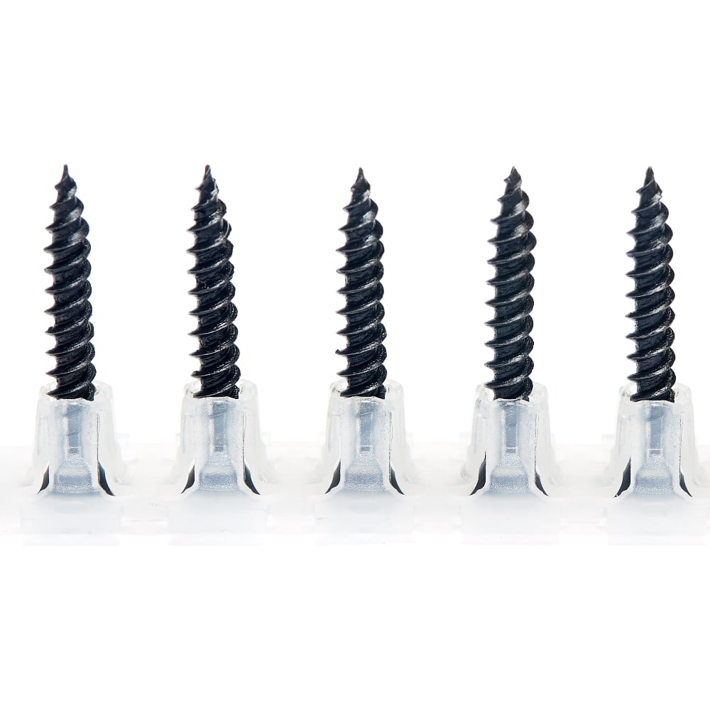 Изображение товара Саморезы в ленте черные 3.5x25 мм, глк/профиль PAULT P-SMP35-25-black