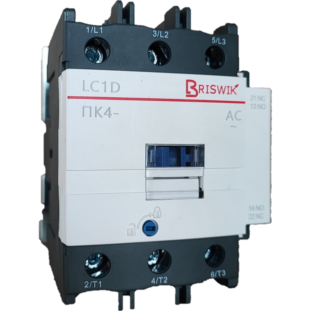 Изображение товара Контактор Briswik ПК4-08011400LC1D 80А 400V/AC для автоматизации