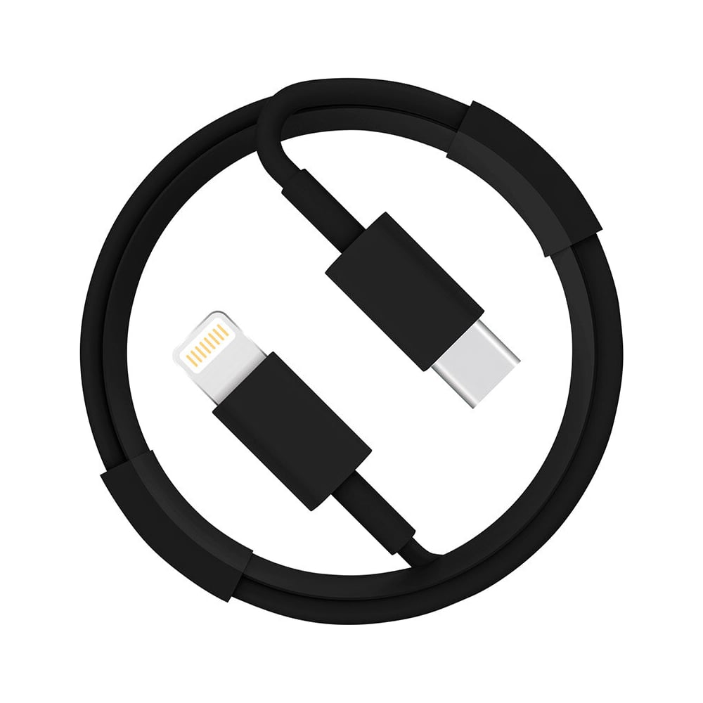 Изображение товара Кабель ENERGY ET-34 USB-C/Lightning для Apple, 1 м, 20 Вт, черный