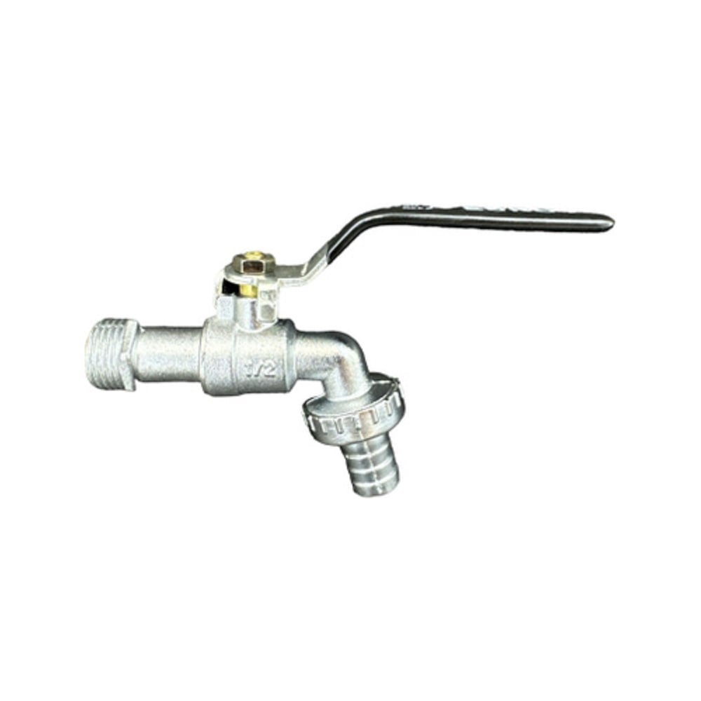 Изображение товара Кран водоразборный со штуцером GRIALE хромированный на одну воду