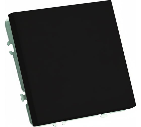 Изображение товара Переключатель перекрестный 1-клавишный (механизм) STEKKER 250В, 10А, серия Эмили, RSW10-5110-05, черный уголь, soft touch, 49845