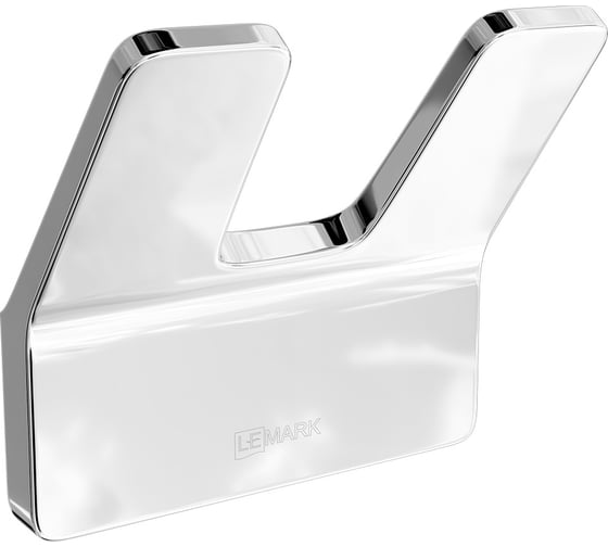 Изображение товара Крючок двойной для полотенец Lemark SMOOTH LINE хром 9711004