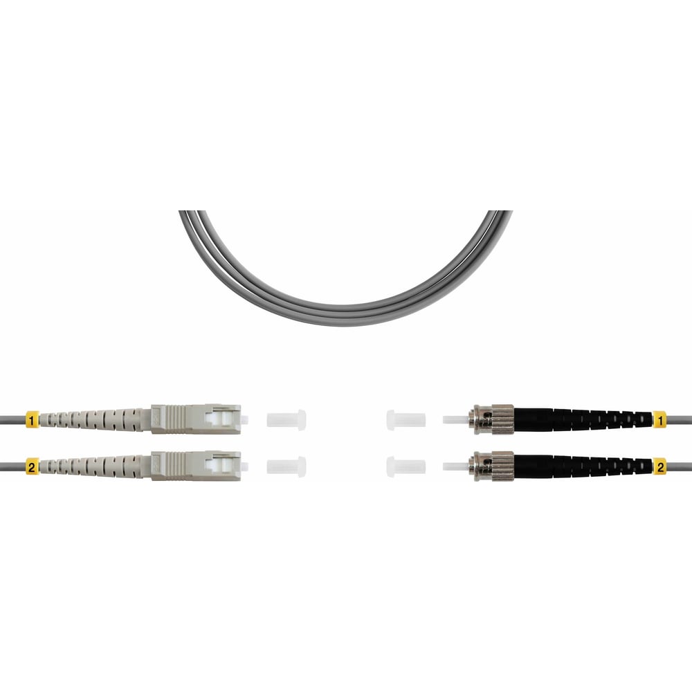 Изображение товара Оптический патч-корд TopLAN дуплексный MM 62,5/125, 3 м, DPC-TOP-OM1-SC/P-ST/P-3.0