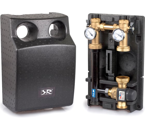 Изображение товара Группа быстрого монтажа SR Rubinetterie THERMOFIX 1", с термостататическим смесителем, без насоса 1010-25000000