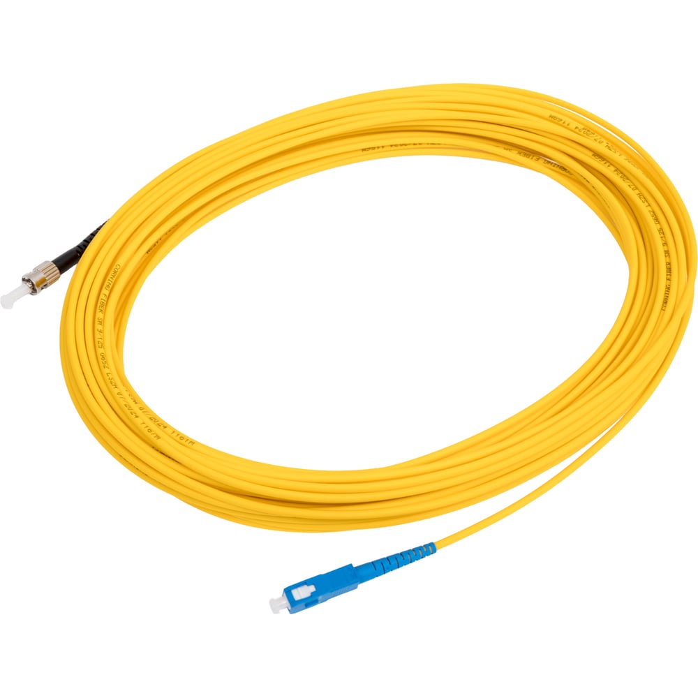 Изображение товара Оптический патч-корд TopLAN симплексный, SC/UPC-ST/UPC, SM 9/125, 20 м, PC-TOP-652-SC/U-ST/U-20