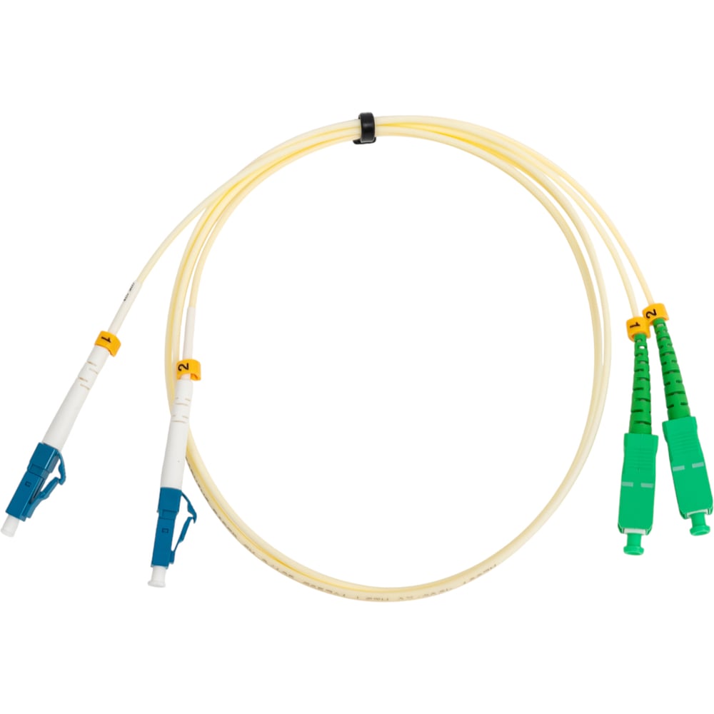 Изображение товара Оптический патч-корд TopLAN дуплексный 1 м DPC-TOP-657A1-LC/U-SC/A-1.0