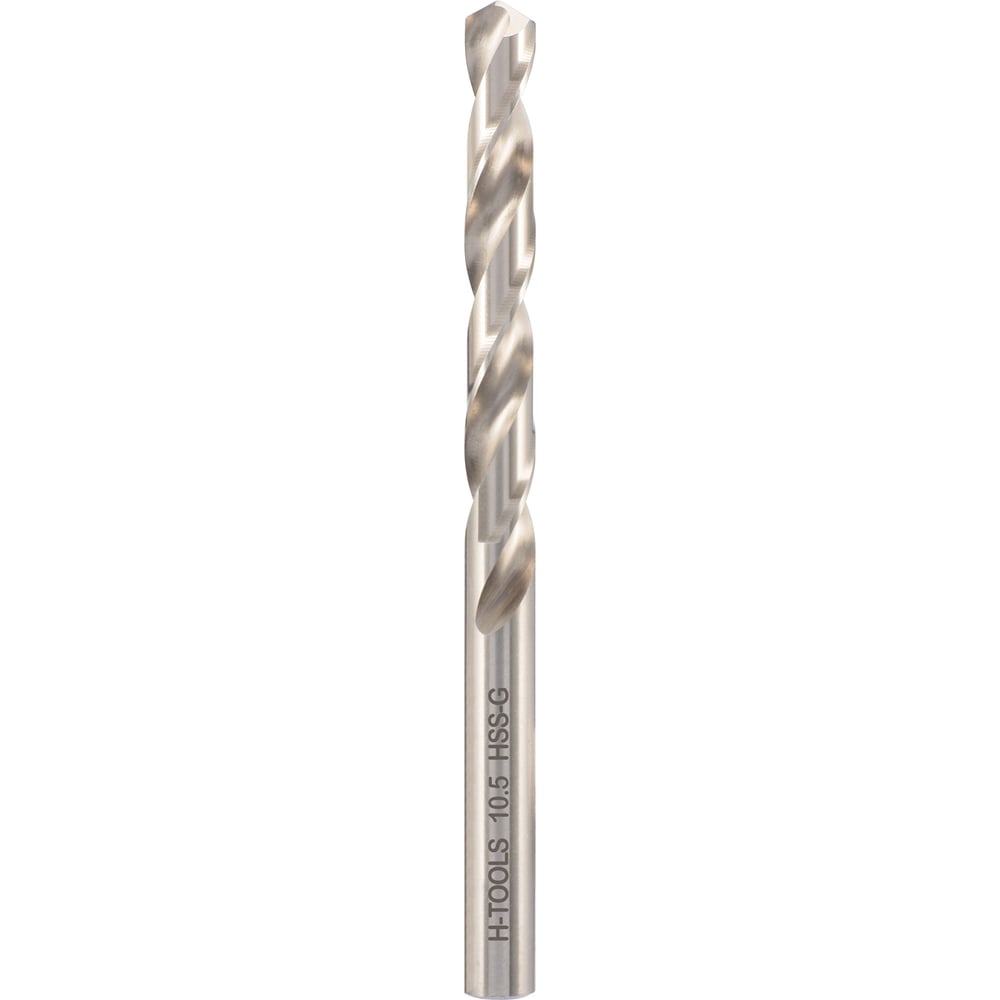 Изображение товара Сверло по металлу 10.5x133/87 мм HSS-G Pro H-Tools 214105HT профессиональное