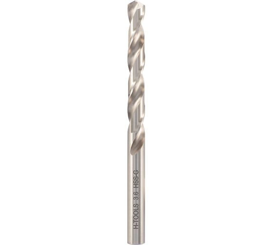 Изображение товара Сверло по металлу 3.6x70/39 мм, DIN338, h8, HSS-G Pro H-Tools 214036HT