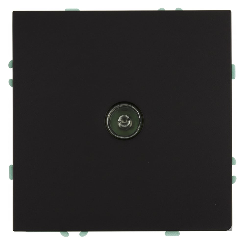 Изображение товара Розетка телевизионная 1-местная STEKKER черный уголь